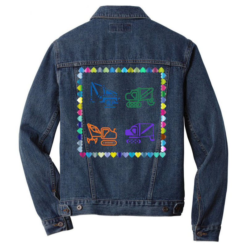 Dragline Operators Love Men Denim Jacket | Artistshot