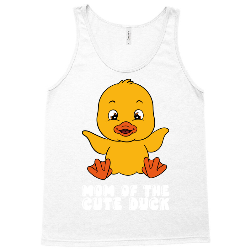 Funny Duck Graphic Red Tank Top | Artistshot