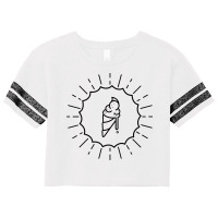 Ice Cream Cone Travel Scorecard Crop Tee | Artistshot