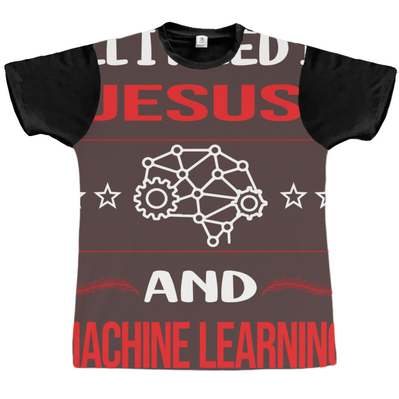 Funny Jesus Machine Learning Aesthetic Graphic T-shirt | Artistshot