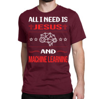 Funny Jesus Machine Learning Aesthetic Classic T-shirt | Artistshot