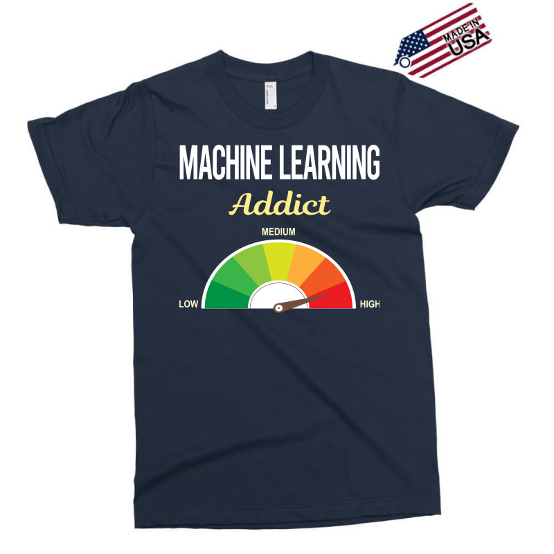 Funny Addict Machine Learning Blue Exclusive T-shirt | Artistshot