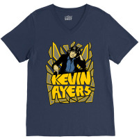 Kevin Ayers Green V-neck Tee | Artistshot