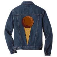 Ice Cream Cone Chocolate Men Denim Jacket | Artistshot