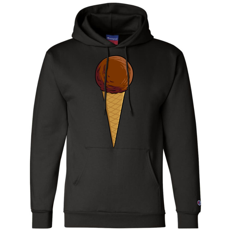 Ice Cream Cone Chocolate Champion Hoodie by ngatialavaro4 | Artistshot