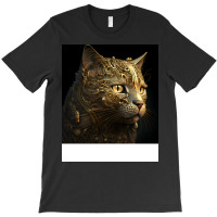 Gold Cat Tumblr T-shirt | Artistshot