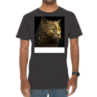 Gold Cat Tumblr Vintage T-shirt | Artistshot