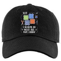 I Really Do Need All This Fabric Quilting Girl Kids Cap | Artistshot