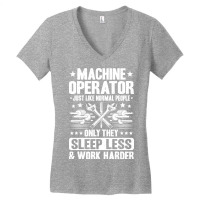 Machine Operator Cnc Machinist Cnc Operator Quote Women's V-neck T-shirt | Artistshot