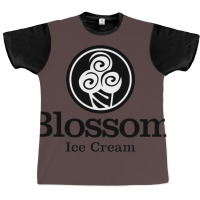 Blossom Ice Cream Blue Graphic T-shirt | Artistshot