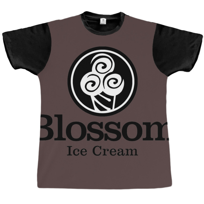 Blossom Ice Cream Blue Graphic T-shirt | Artistshot