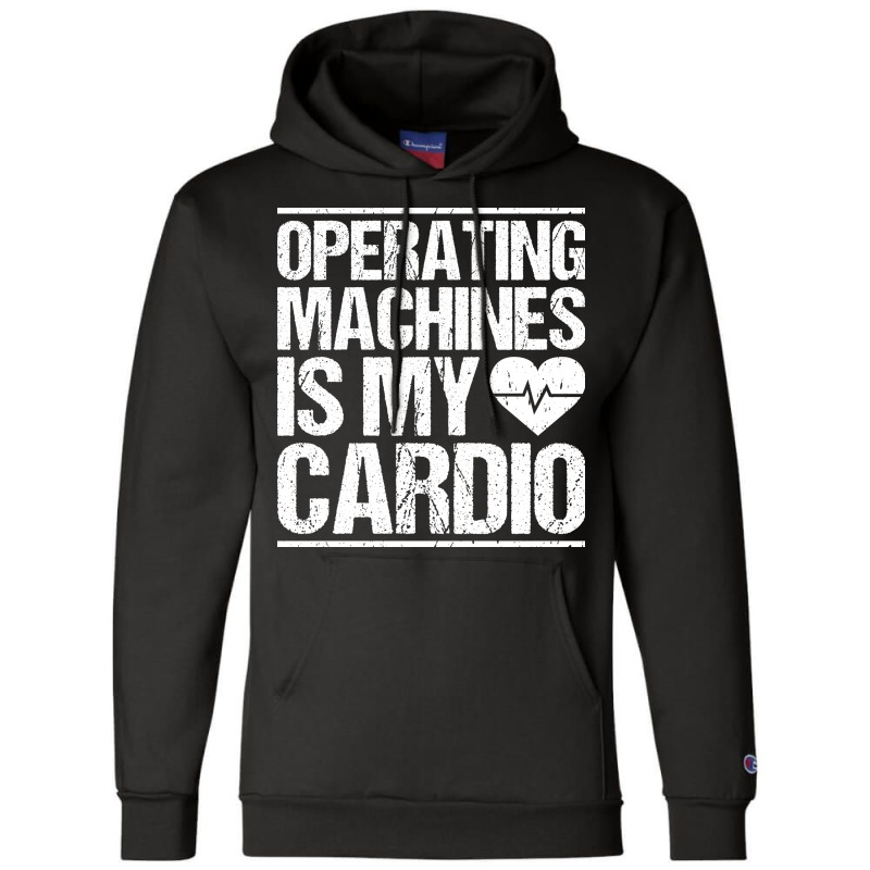 Machine Operator Cnc Machinist Cnc Operator Red Champion Hoodie | Artistshot