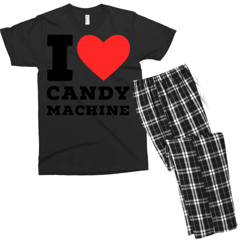 I Love Candy Machine Cool Men's T-shirt Pajama Set | Artistshot