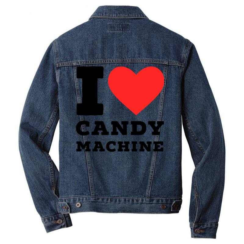 I Love Candy Machine Cool Men Denim Jacket | Artistshot