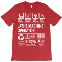 Lathe Machine Operator T  Multitasking Certified J T-shirt | Artistshot