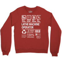 Lathe Machine Operator T  Multitasking Certified J Crewneck Sweatshirt | Artistshot