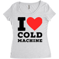 I Love Cold Machine Gift Women's Triblend Scoop T-shirt | Artistshot