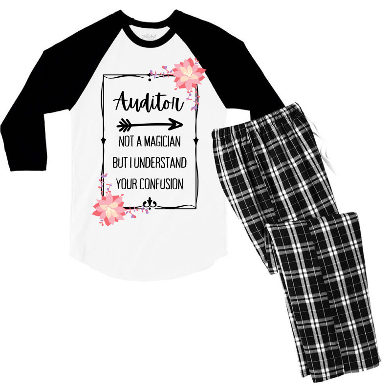 Auditor Magician Funny Men's 3/4 Sleeve Pajama Set by ceekooahmodei | Artistshot