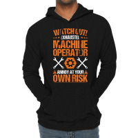 Machine Operator Cnc Machinist Cnc Operator Vintag Lightweight Hoodie | Artistshot