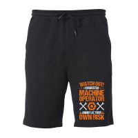 Machine Operator Cnc Machinist Cnc Operator Vintag Fleece Short | Artistshot