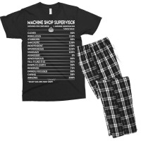 Machine Shop Supervisor T  Machine Shop Supervisor Men's T-shirt Pajama Set | Artistshot