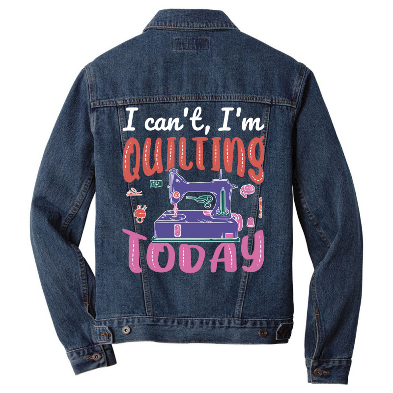 Im Quilting Today Aesthetic Men Denim Jacket | Artistshot