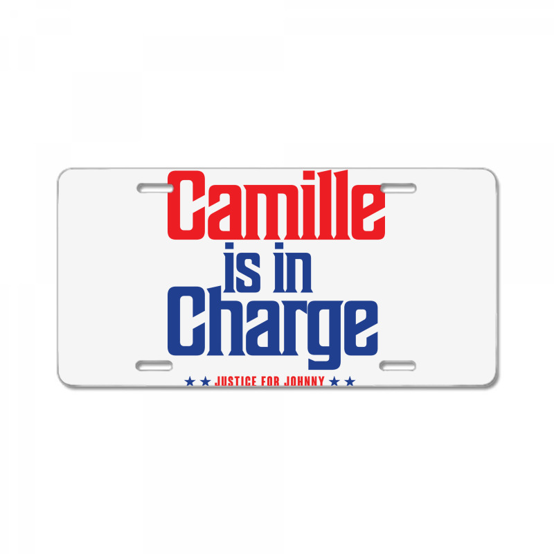 Camille Is In Charge Love License Plate | Artistshot