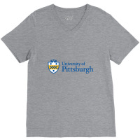 University Of Pittsburgh Wordmark New V-neck Tee | Artistshot