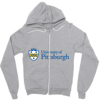 University Of Pittsburgh Wordmark New Zipper Hoodie | Artistshot