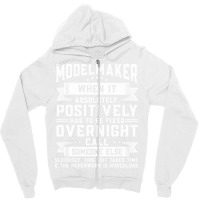 Machining Machinist Modelmaker 80s Zipper Hoodie | Artistshot