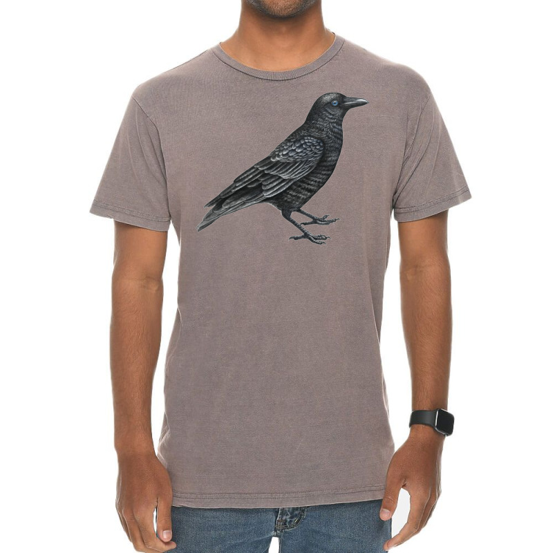 Bird Drawing Vintage T-Shirt by sporewashory | Artistshot