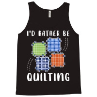 Id Rather Be Quilting Yellow Tank Top | Artistshot