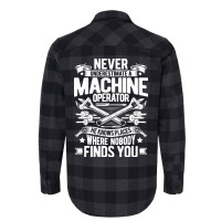 Machine Operator Machinist 80s Flannel Shirt | Artistshot