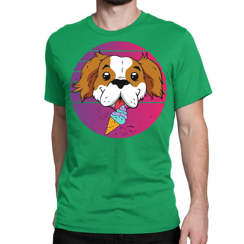 Dog Licks Ice Cream Tumblr Classic T-shirt by skamastudnag | Artistshot