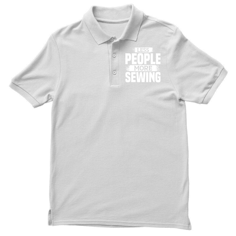 Less People More Sewing Music Men's Polo Shirt | Artistshot