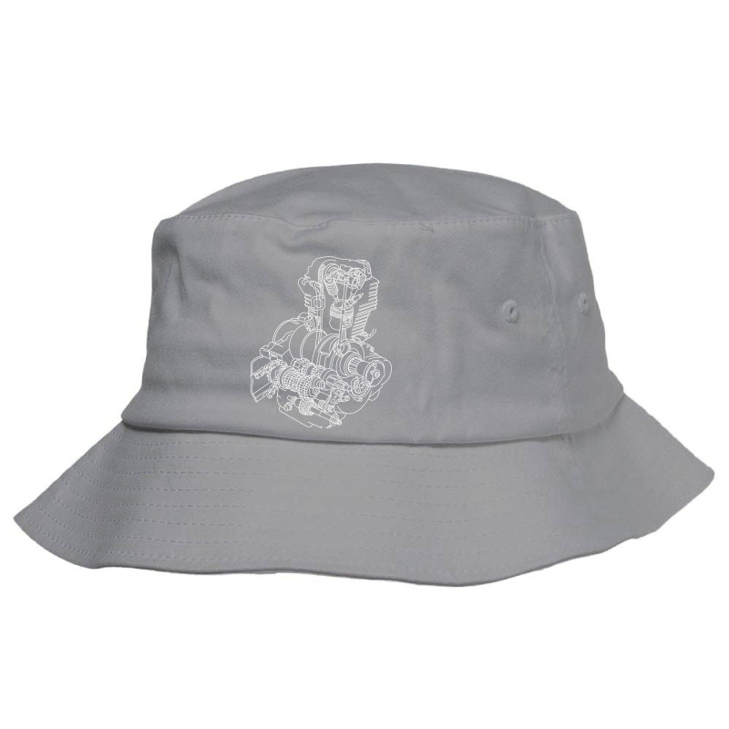 Machine Blue Bucket Hat | Artistshot