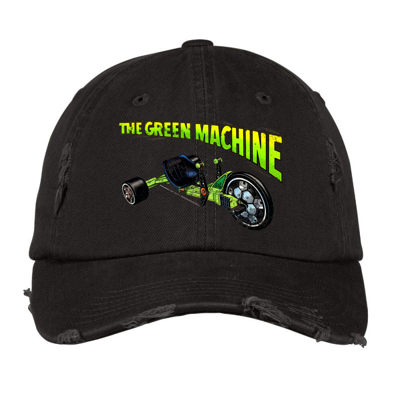 Green Machine Quote Vintage Cap by puklilewisz | Artistshot