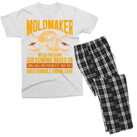 Machining Machinist Precision Guesswork Moldmaker Men's T-shirt Pajama Set | Artistshot