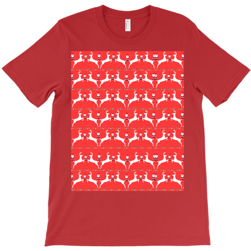 Christmas Is Coming Candy Santa Red T-shirt | Artistshot