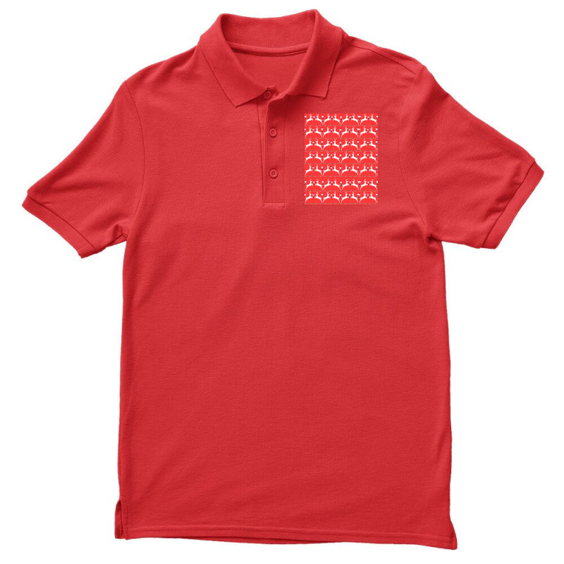 Christmas Is Coming Candy Santa Red Men's Polo Shirt | Artistshot