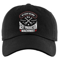 Machining Wife Girlfriend Production Machinist Tra Kids Cap | Artistshot