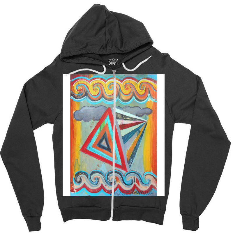 Lights Machine 70s Zipper Hoodie | Artistshot