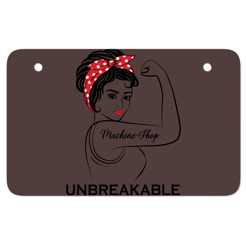 Machine Shop Unbreakable Summer Atv License Plate | Artistshot