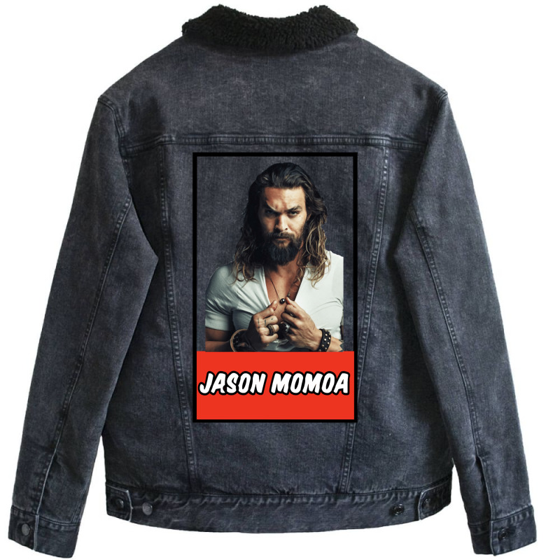 Funny Style Shirt Jason Momoa Dc Jason Momoacomics Unisex Sherpa-Lined Denim Jacket by sporewashory | Artistshot