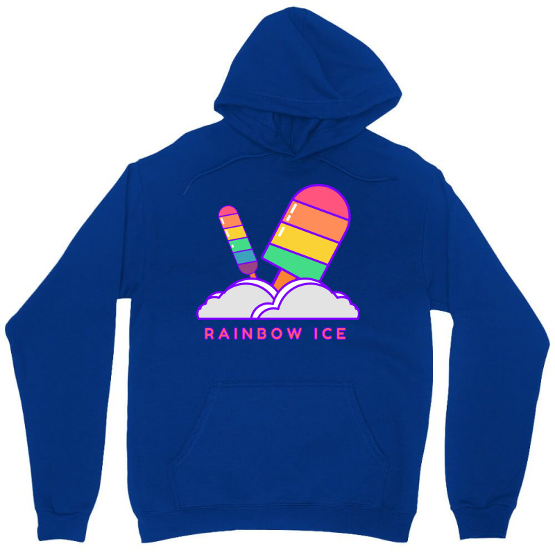 Two Rainbow Ice Creams Kids Gift Nature Unisex Hoodie by doveriilskeh | Artistshot