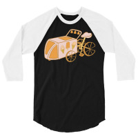 Dickie Dee Ice Cream Bike Humor 3/4 Sleeve Shirt | Artistshot