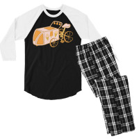 Dickie Dee Ice Cream Bike Humor Men's 3/4 Sleeve Pajama Set | Artistshot