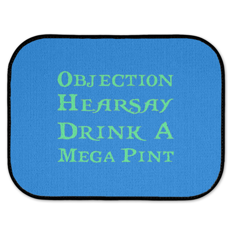 Objection Hearsay Boy Rear Car Mat | Artistshot