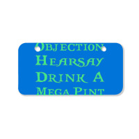 Objection Hearsay Boy Bicycle License Plate | Artistshot