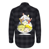 Dont Worry Eat Ice Cream Hipster Flannel Shirt | Artistshot